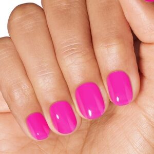 Dashing Diva Glaze Color Semi-Cured Gel Nail Polish Strips Magenta Madness